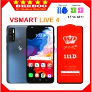 Kính cường lực Vsmart Live 4 - Full màn hình 111D - Độ cứng 10H  [Freeship 50k]
